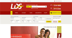 Desktop Screenshot of ldsimoveis.com.br